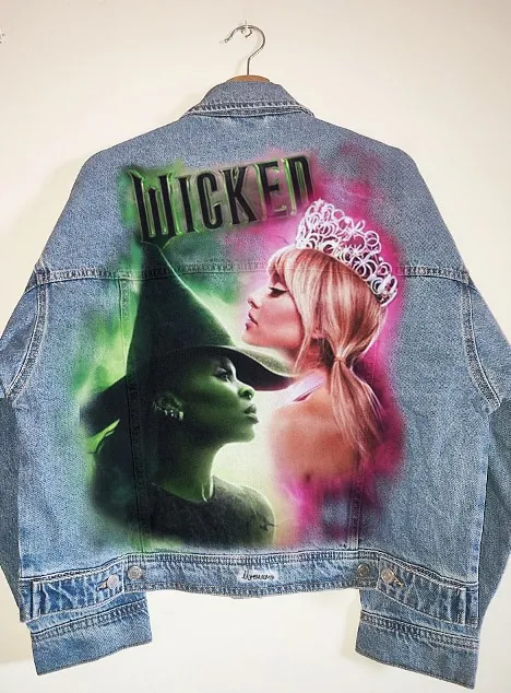 chaqueta personalizada iborrero custom denim jacket regalos personalizados originales disney bodas novias wedding bride 