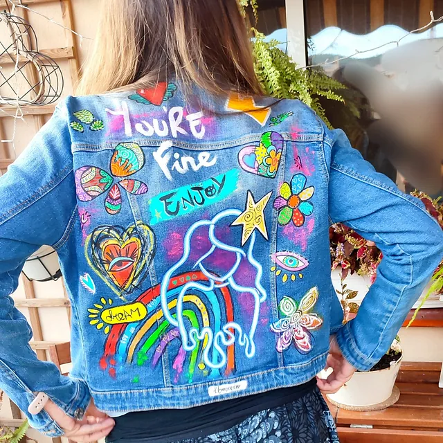 chaqueta personalizada iborrero custom denim jacket regalos personalizados originales