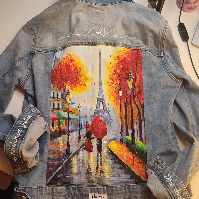 chaqueta personalizada iborrero custom denim jacket regalos personalizados originales